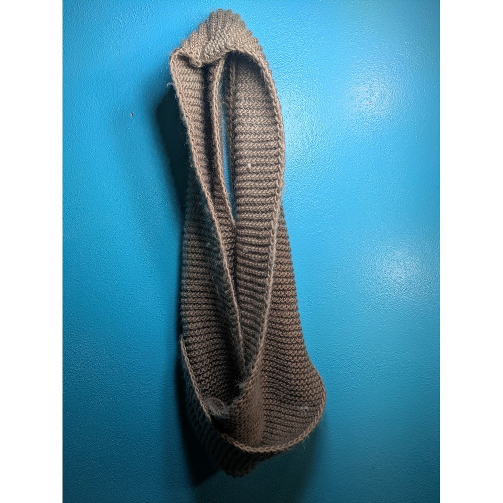 Five Below Taupe Brown Knit Infinity Scarf Circle Neck Warmer One Size